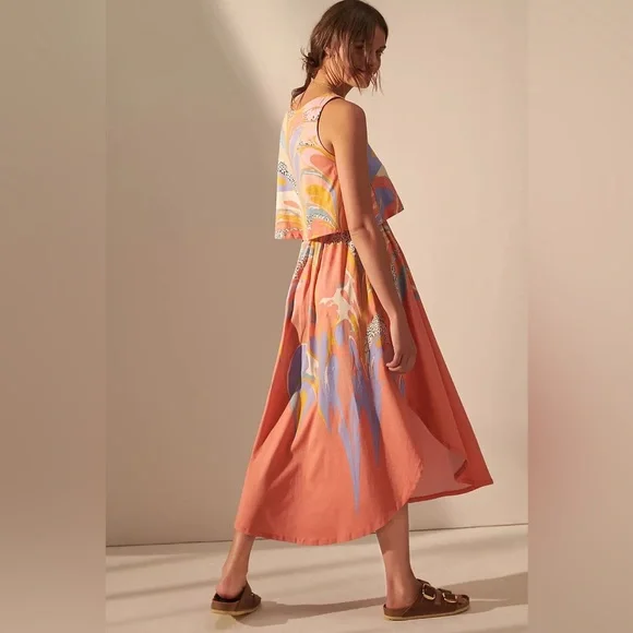 SOLD — ANTHROPOLOGIE SATURDAY SUNDAY COLORFUL JOLIE SUMMER DRESS - Picture 9 of 11